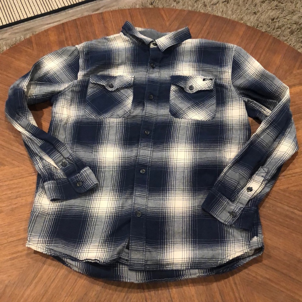EUC Vans flannel LS